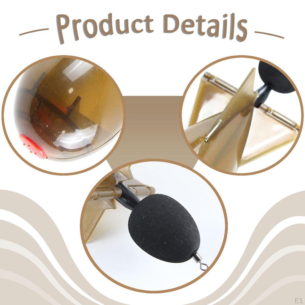 Carp Fishing Feeder Lure Holder Cage Rotating Connector Efficient Accessory Lightweight