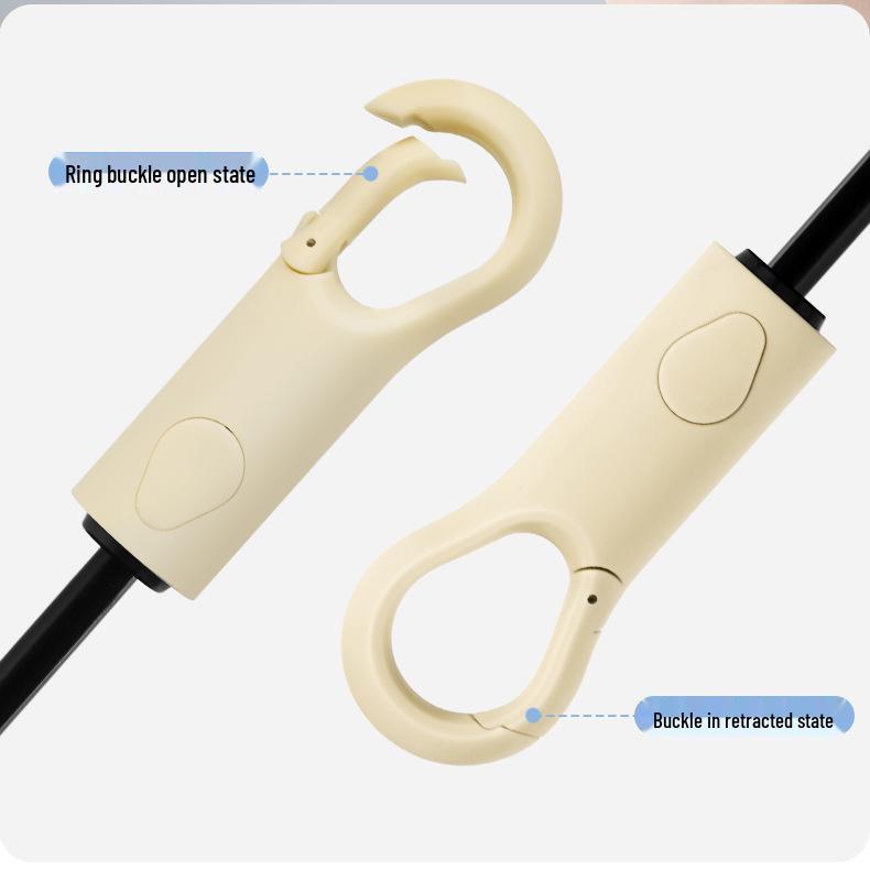 Compact Auto Folding Umbrella with Sun Protection, Portable with Ring Buckle, Suitable for All Weather