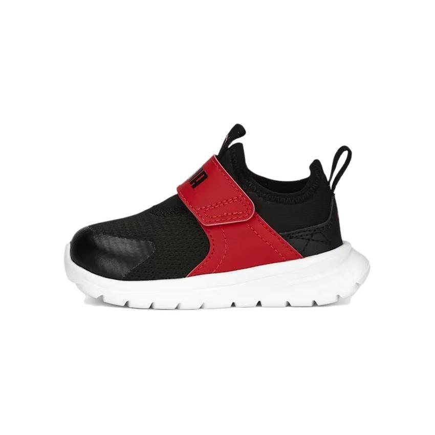(TD) PUMA Evolve Slip-On  Black Red White  Baby 389136-02 EU 23