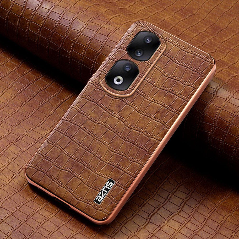 Custodia in Pelle per Honor 90 Pro Custodia Bumper Placcato Copertura Posteriore Completamente Protetta per Honor 100 200 90 Pro 90 Lite Custodia