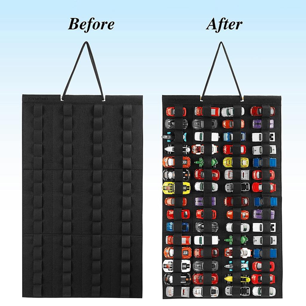 Hanging Organizer For Hot Wheels Wall Mount Model Car Toys Display Case Storage Box Bags Hold Up Toy Cars Kids Gift