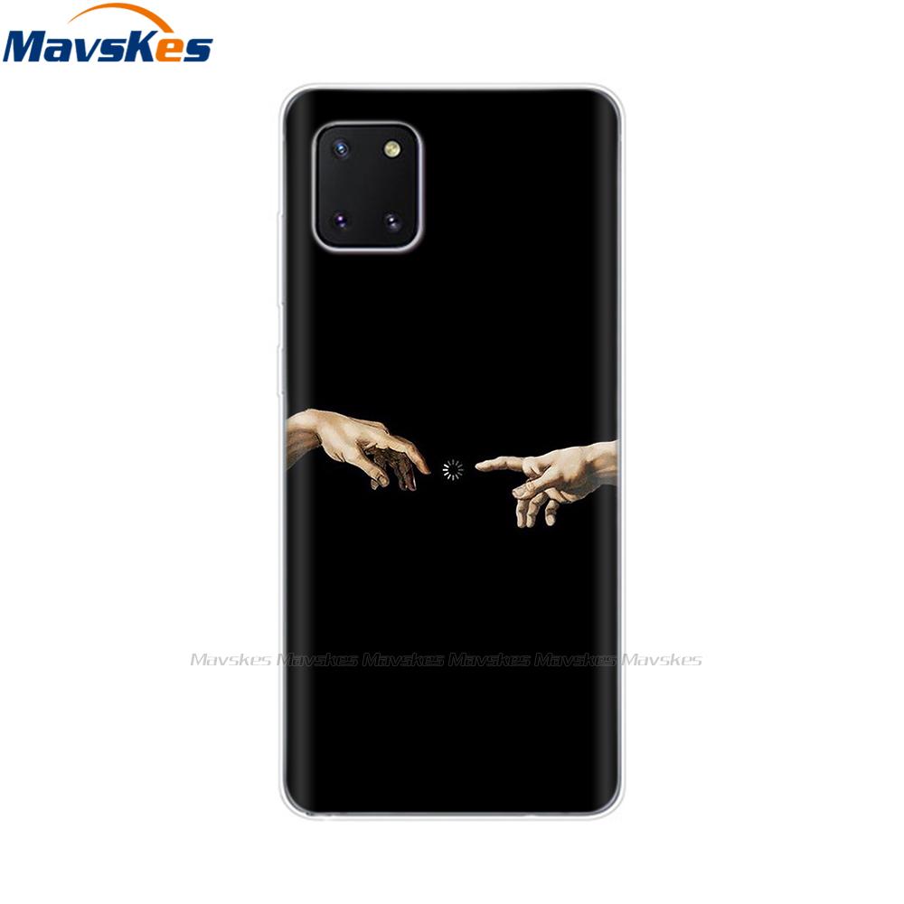 TPU Case for Samsung Galaxy Note 10 Lite Cases Silicon Cute Cat Phone Coque for Samsung Note10 Lite Plus SM-N770F/DS Cover Mask