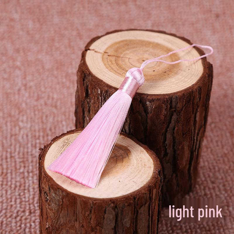 8cm Short Tassel Pendant USB Drive - 32 Colors Ice Silk Bookmark