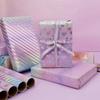 Wrapping Paper Iridescent Iridescent Gift Wrap Roll Confetti Gift Wrap Rainbow Holographic Birthday Wrapping Paper For Girls