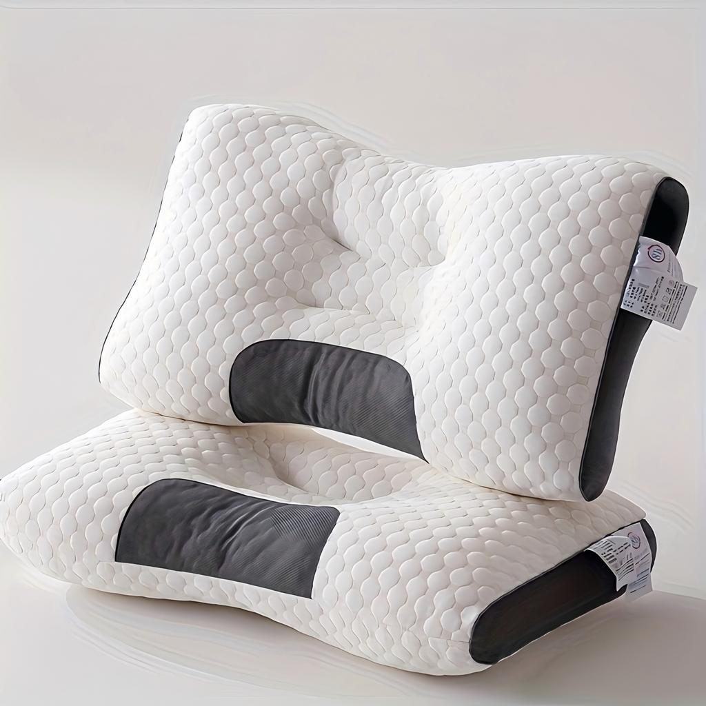 1 szt./2 szt. Poduszka pod kark do spania Miękka, Regulowana Ergonomiczna Poduszka Profilowana Wspierająca, Wysokiej Jakości Wypełnienie Poduszki, Zdejmowana Poszewka