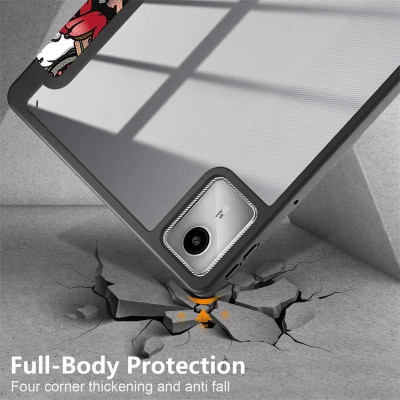Tablet Case For Lenovo Xiaoxin Pad 2024 Case TB331FC 11'' With Pencil Holder Magnetic Clear Soft Back Cover For Lenovo Tab M11 TB330FU Case