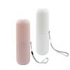 1-4 Pcs Travel Portable Toothbrush Cup Bathroom Toothpaste Holder Storage Case Box Organizer Travel Toiletries Storage Cup