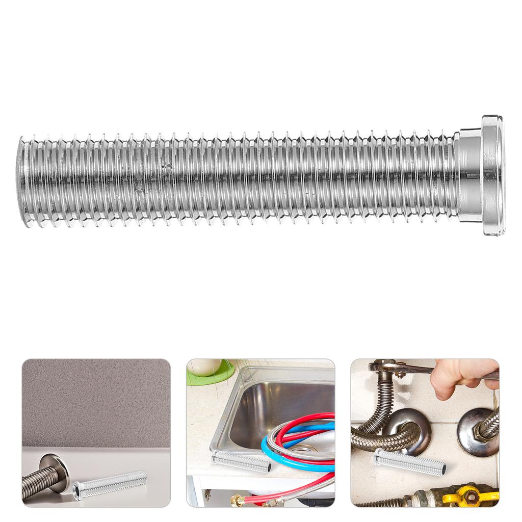 60Mm Stainless Steel Extended For Drain Strainer Plug Wash Basin Large Capacity Durable Accessories Screws Kitchen Basket