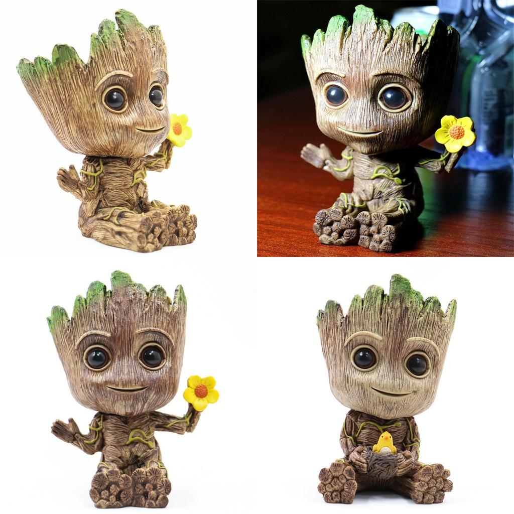 Adorable Guardians Of The Galaxy Baby Groot Tree Man Figure Flowerpot Penpot Kid Toy For Every Fan