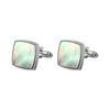 Shell Men Cufflinks Gradient Color Geometric Cufflinks French Shirt Cufflinks  Men Accessories