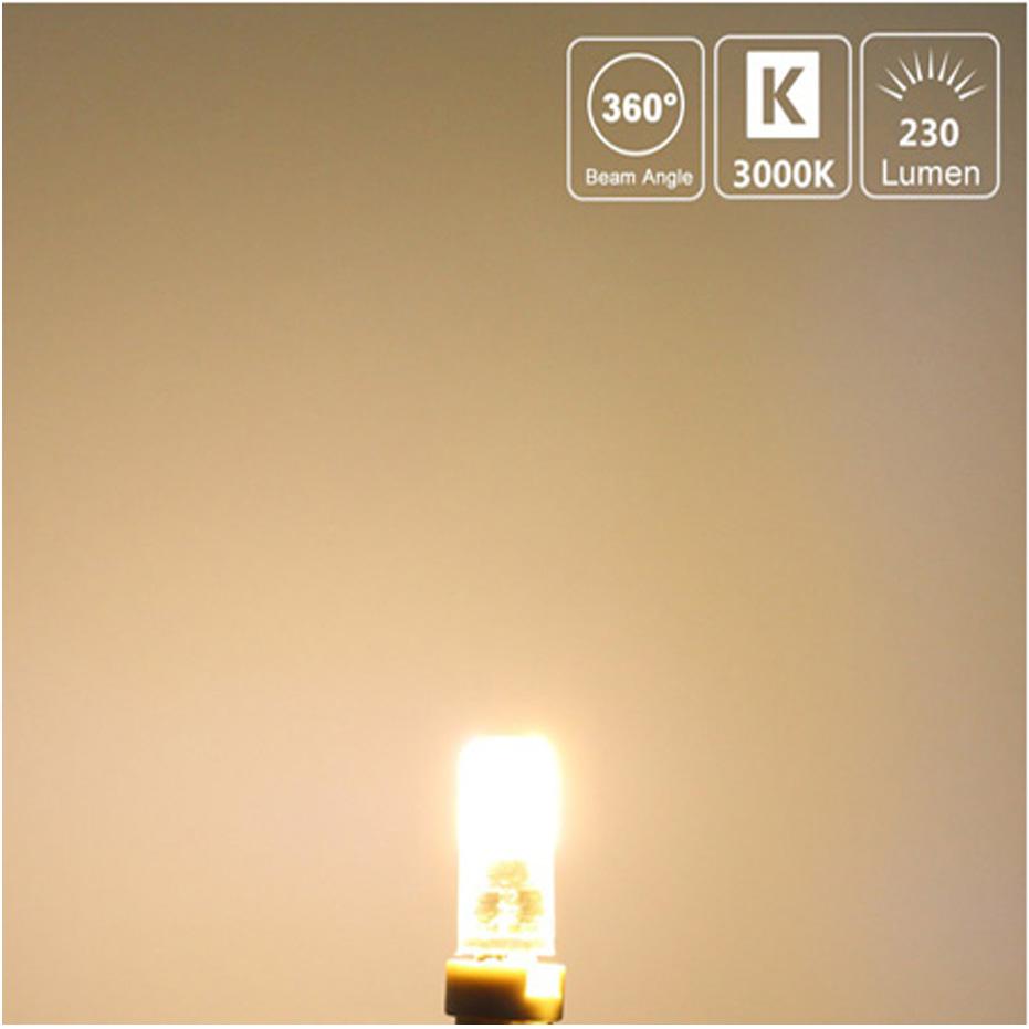 G4 LED Bulb 12V SMD3014 No Flicker, 360° Beam Silicone Light, for Crystal Chandelier, Halogen Replacement, Warm White/Cool White, Bi-Pin Base