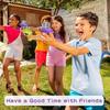 Kids Outdoor Game Foam Disc Gun Toy Flying Disc Shooting Launcher Fight Soft Gun Boys Girls Interactive Parent-child Sport Toy