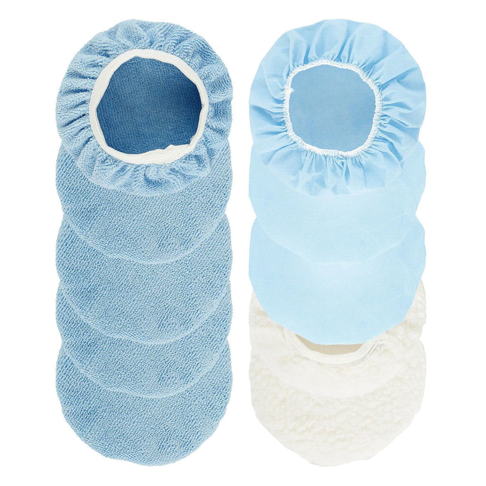 

Полировальная подушечка для автомобиля от 9 до 10 дюймов, 10 шт. Полировальные подушечки для полировки капота, 8 шт. из микрофибры + 2 шт. из шерсти