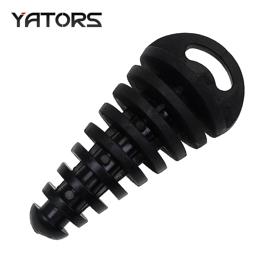 Exhaust Pipe Plug Motorcycle Motocross Tailpipe Rubber Air Bleeder Plug Exhaust Wash Plug Pipe Protector