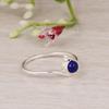 Lapis Lazuli Ring, 925 Sterling Silver Minimalist Ring, Gift for her, Mother's Day Gifts.