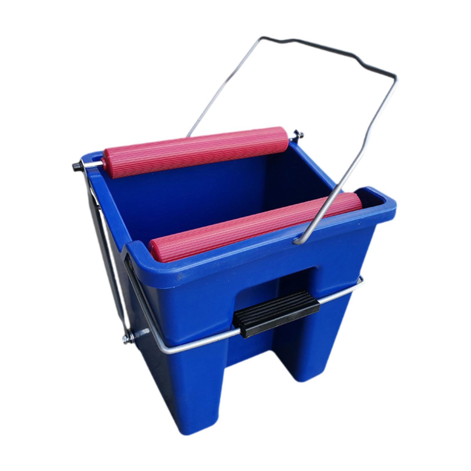 

Foot Pedal Mop Bucket Versatile Portable Accessories Household Cleaning Bucket for Garden Hiking House Cleaning Outdoor Indoor синий