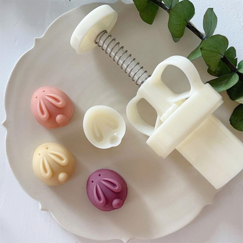 Kitchen Supplies Chinese Style Rabbit Shape Mooncake Moulds Multi-Purpose Reusable Festival Cookie Decorate Tool