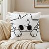 Meme Süßes Lustiges Katzenkissenbezug Kissenbezug Staubmilbenfrei Wohnzimmer Sofa Dekor Kissen Zimmer