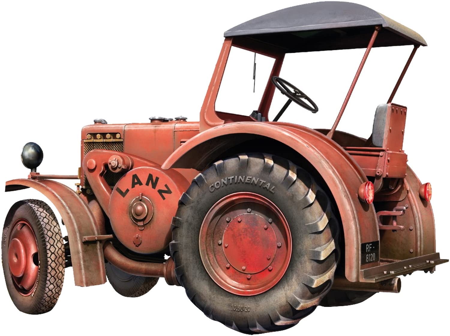 

Miniart German Traffic Tractor D8532 Plastic Model MA24007 1/24 Mod.1950