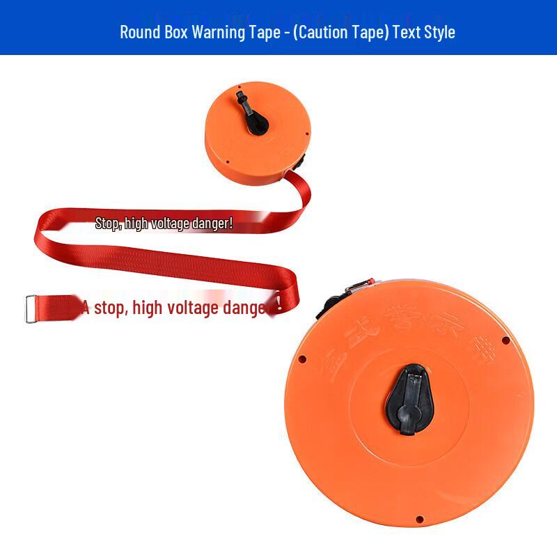 Retractable Canvas Safety Warning Barrier Tape