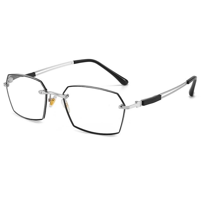 2PCS Frameless Reading Glasses Anti Blue Light HD For Middle Aged Elderly People 187