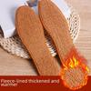 Plush Cashmere Winter Insoles: Soft, Thickened, Breathable, Sweat-Absorbing, Deodorizing, and Dirt-Resistant for Men and Women.