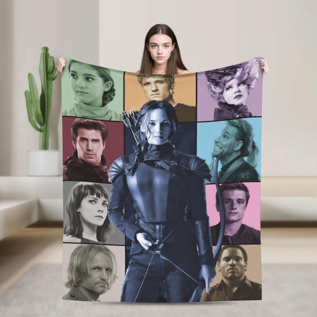 Eras Tour The Hunger Games Blankets Coral Fleece Plush Spring Autumn  Breathable Warm Throw Blankets for Home Outdoor Bedspread