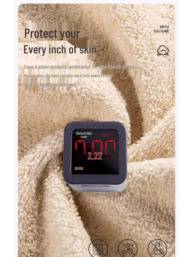 Soft, Lint-Free Large Pure Cotton Towel for Adults - Highly Absorbent and Thickened