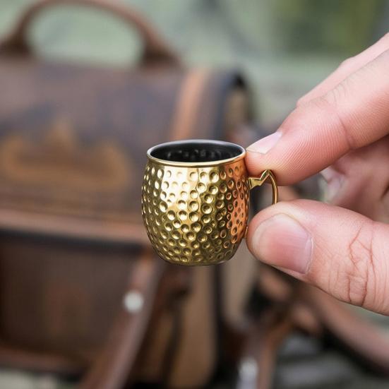 Miedziana Platerowana Kubek Moscow Mule z Młotkowanej Stali Nierdzewnej Kieliszek Koktajlowy z Podwójnymi Ściankami Izolacją Próżniową Metalowe Szklanki Barowe do Domu