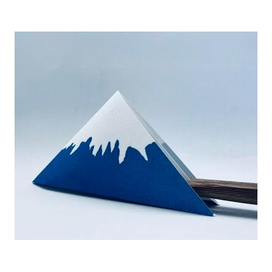 Mount. Fuji Shaped Chopstick Sleeves & Rests - Enjoy Origami - 30 pcs/pack - Made in Japan - Patented Design