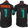 Miami Dolphins Tua Tagovailoa 1 NFL Football Jersey Black Embroidered Fan Wear Men