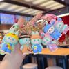 Christmas Key Pendant PVC Cute Three-dimensional Doll Rab Lamb Keychain