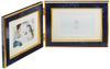 VANJOH Photo Frame Pair Frame 2LW with Mat Mount Horizontal Blue 454100 L/2L