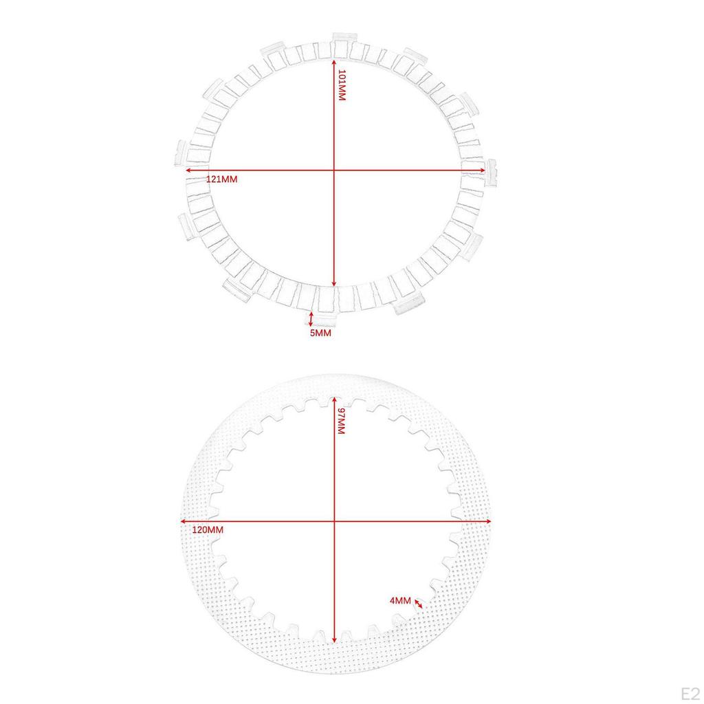 Kit plăci ambreiaj Premium 4x7-16325-00-00 pentru Yamaha Yz450F 2007-2010