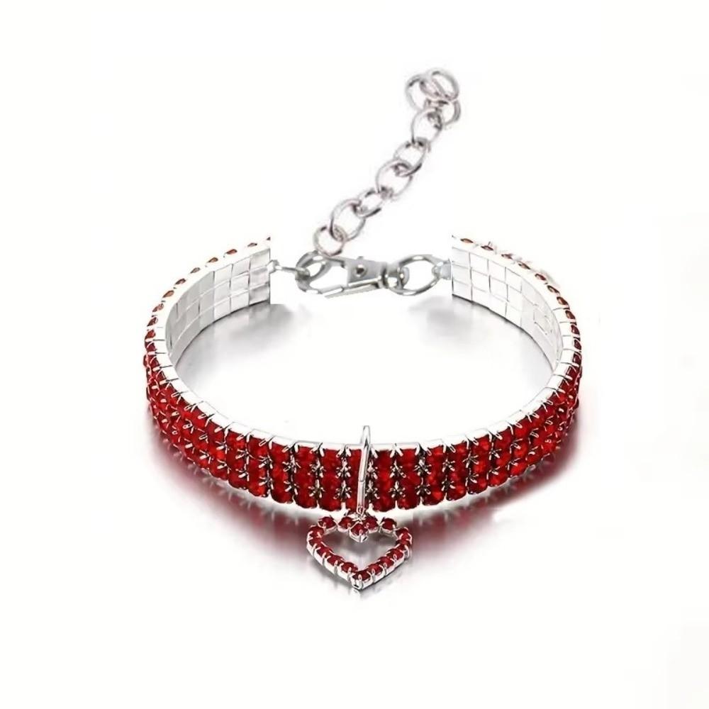 Adjustable Cat Collar Necklace Decorative Pendant Dog Collar Accessory Pet Neck Collar For Cat Dog