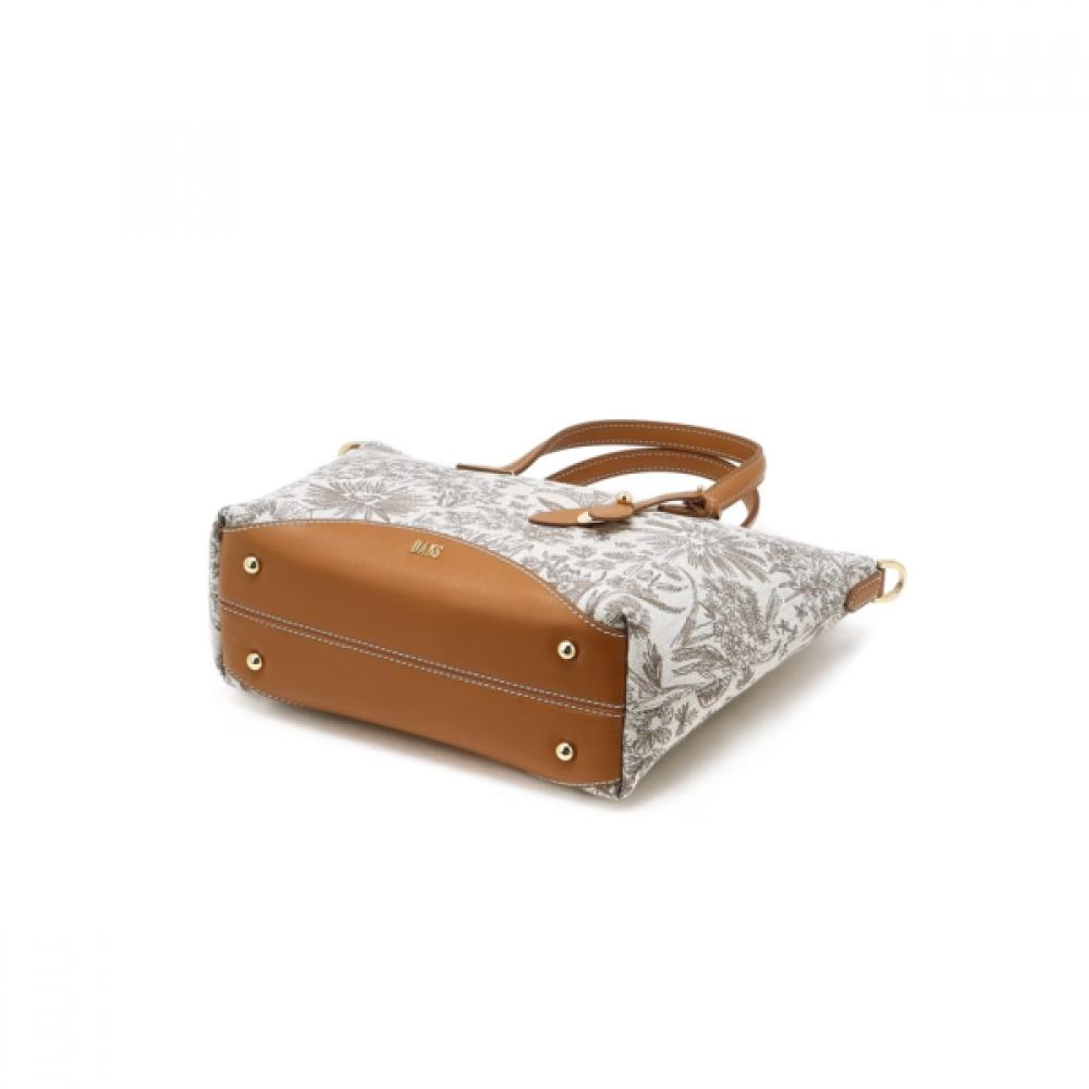 Daks Beige Flower Tote Bag Dcba6e626i2