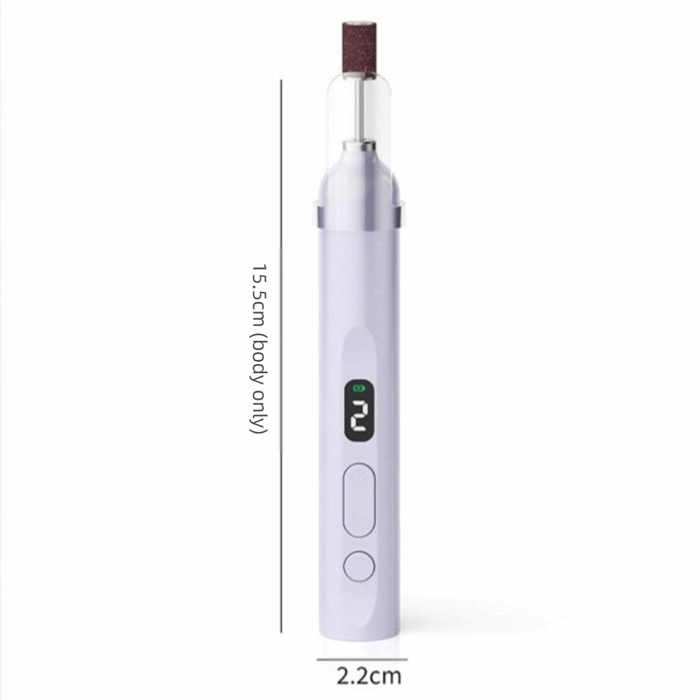 With 5 Grinding Heads Electric Nail Drill Set USB Pen-Style Nail Dryer  Manicure Tools