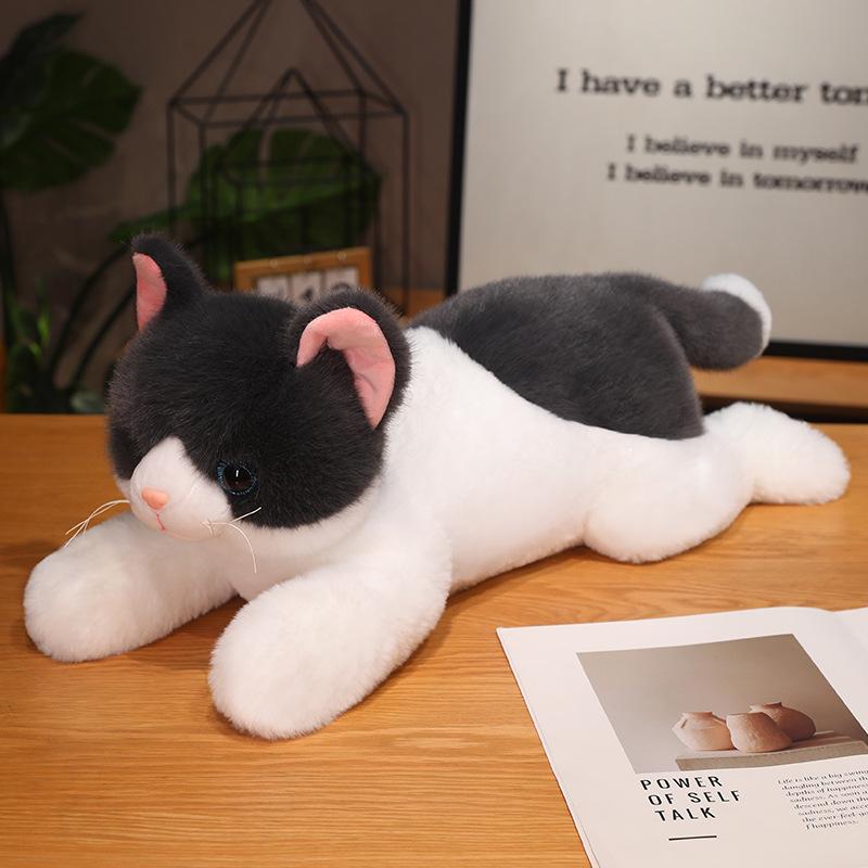 

Мультяшная подушка-кошка плюшевая: Большой мяукающий компаньон для сна для детей 120cm [1.5kg]