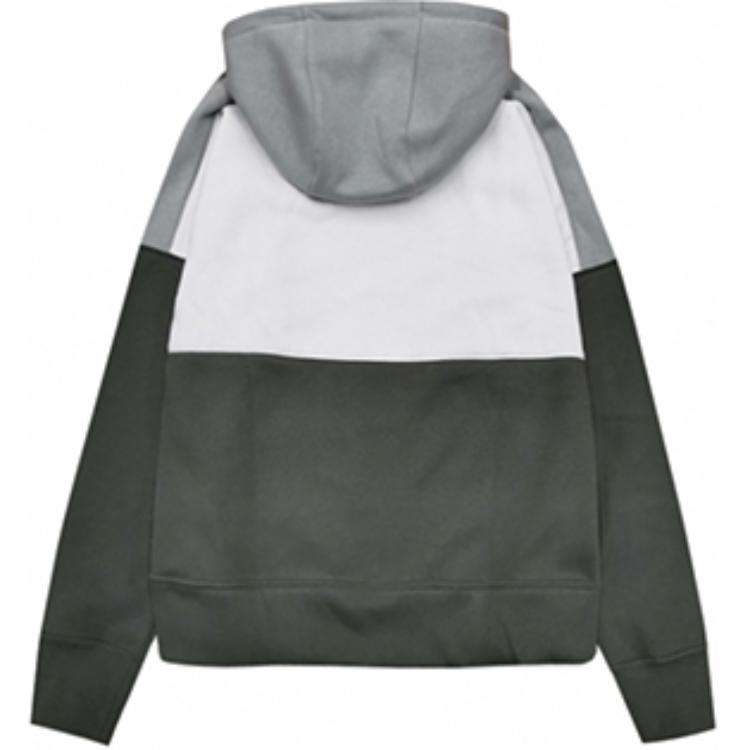 Nike Sports Casual Warm Hooded Pullover Sweatshirt Men Sweatshirt Gray AT5258-072