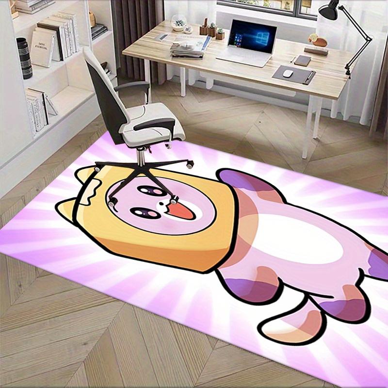1pc Cute, Cartoon, LankyBox Office Carpet Soft Polyester Entrance Carpet Washable Non Slip Machine W