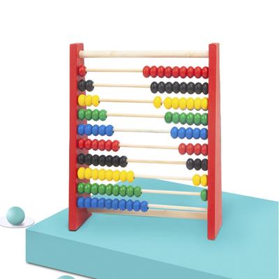 Kid Toys Educational Preschool Calculation Bead Wooden Abacus Counting Intelligence Development