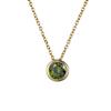 eManco Elegant Titanium Steel Diamond Clavicle Necklace for Women - Versatile, Non-Fading, Stainless Steel Pendant.
