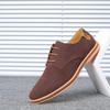 Top Quality Brown Oxford Shoes Men Derby Loafers Big Size 47 48 Casual Shoes Business Man Sneaker Yellow Dress Shoes Fashion