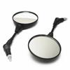 1 Pair Motorcycle Rearview Mirror 650 Anti-fall Folding Round Rear View Mirrors Modified Parts For Motorbike