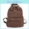 Minimally Designed Backpack With Canvas Material Solid Color Design Daily For