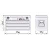 TONE Tool Chest BX230BK Black