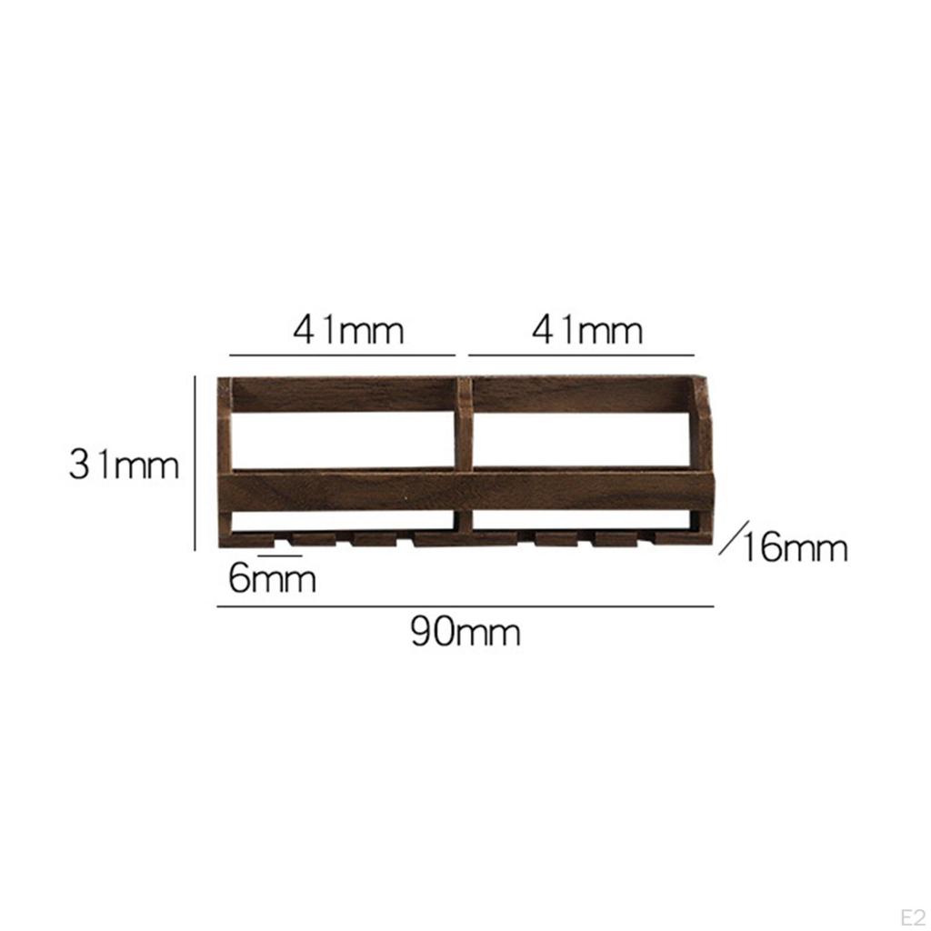 Dollhouse Wine Display Rack 1/16 1/12 Miniature Holder DIY Scene Model for Tabletop Decor