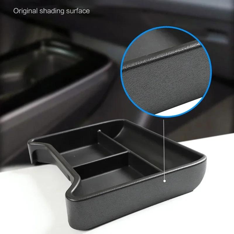Contenedor Inferior de Almacenamiento para Reposabrazos de Consola de Coche Modificación para Volkswagen VW ID.4 ID4 ID 4 CROZZ Accesorios de Interior de Automóvil