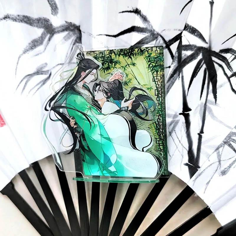 Anime The Scum Villain’s Self-Saving System Shen Qingqiu Luo Binghe Cosplay Standing Plate Acrylic Figure Stand Accessory Prop