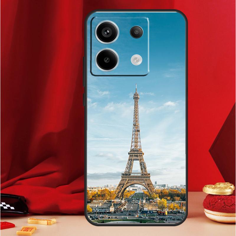 France Paris Eiffel Tower Case For Xiaomi Redmi Note 11 12 13 Pro 8 9 10 Note 12S 11S 10S 9S Redmi 13C 10C 12C Cover